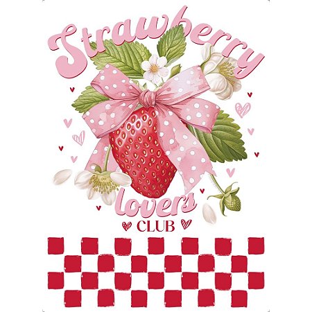 TRANSFER TÊXTIL 20X27,5CM TTR6-024 MORANGO II LITOARTE