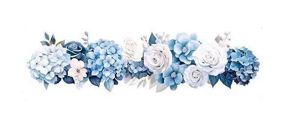 TRANSFER TÊXTIL 24X7CM TTB4L-002 BARRA HORTENCIAS