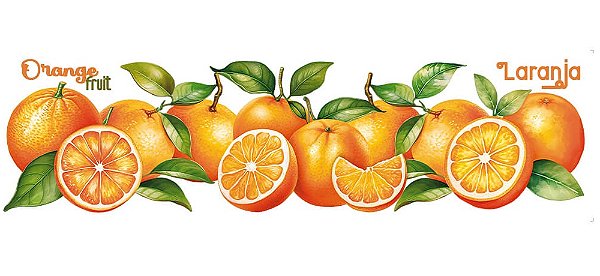 TRANSFER TÊXTIL 24X7CM TTB4-044 LARANJA LITOARTE