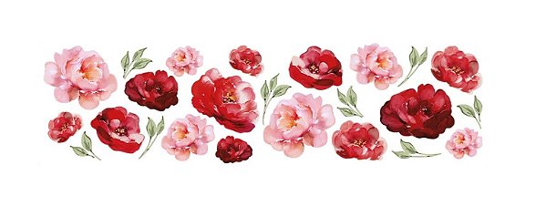 TRANSFER TÊXTIL 24X7CM TTB4L-009 CAMÉLIA LITOARTE