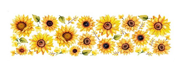 TRANSFER TÊXTIL 24X7CM TTB4L-013 GIRASSOIS LITOARTE