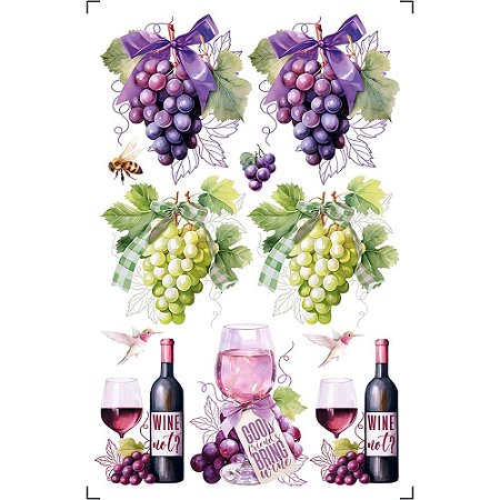 TRANSFER DE IMAGEM SMALL 9,8X15CM TIS-101 UVA LITOARTE