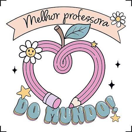 TRANSFER DE IMAGEM TYNI 8X8CM TIT-012 PROFESSOR LITOARTE