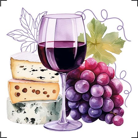 TRANSFER DE IMAGEM TYNI 8X8CM TIT-006 UVA LITOARTE