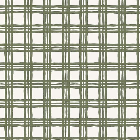 Tecido Tricoline 100% algodão digital - Xadrez Natal verde - NAT102 - 50cm x 1,50m