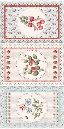 PAINEL PANOS DE COPA FRUTAS VERMELHAS FRU012 FUXICOS E FRICOTES