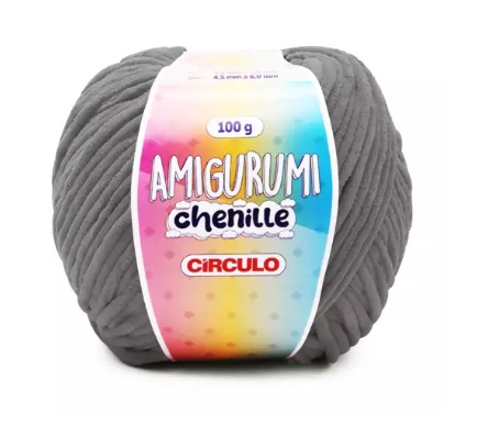 FIO AMIGURUMI CHENILLE COR 8069 MATRIX 100G CÍRCULO