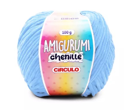 FIO AMIGURUMI CHENILLE COR 2137 HORTÊNSIA 100G CÍRCULO