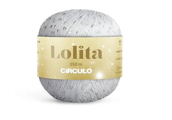 FIO LOLITA COR 8001 BRANCO 250 MTS 100G CÍRCULO