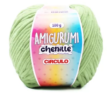 FIO AMIGURUMI CHENILLE COR 5083 ECO 100G CÍRCULO