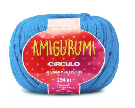 LINHA AMIGURUMI 125 G COR 2500 ACQUA