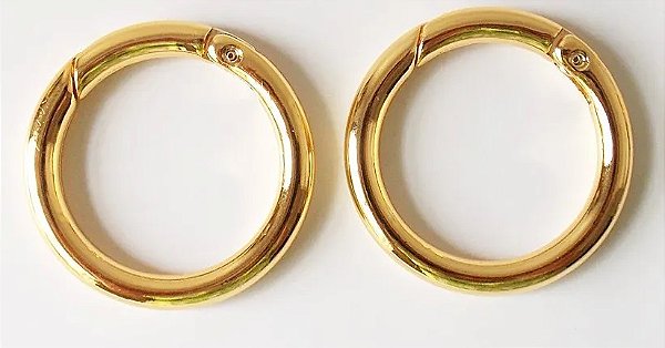 ARGOLA MOSQ 20MM DOURADO 2 UNID
