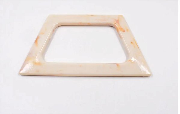 ALÇA PARA BOLSA TRAPEZIO 16CM COR BEGE