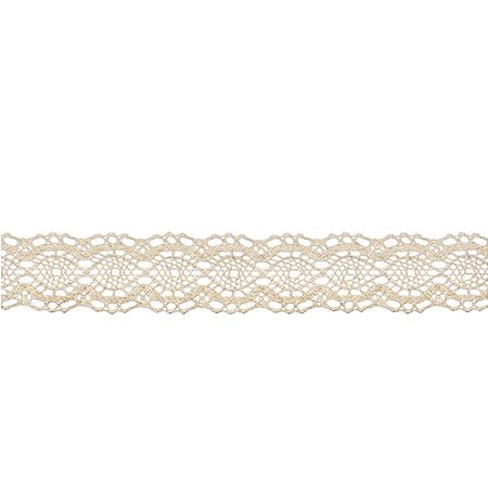 RENDA DE ALGODÃO REF-RA042 COR 084 CRÚ 2,5CM 10 MTS ARTEPUNTO