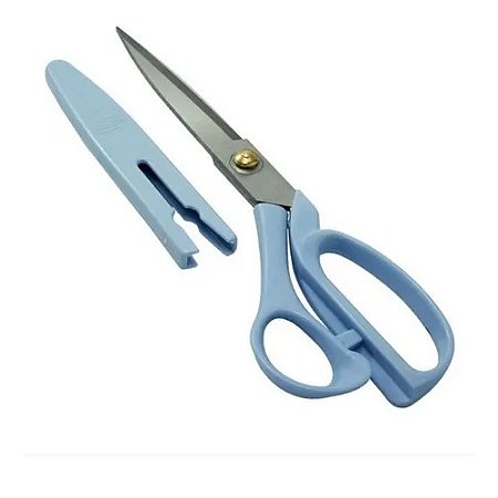 TESOURA CORTE E COSTURA COM CAPA PROTETORA COR AZUL 22,8CM TE032-075 010 228 ARTEPUNTO