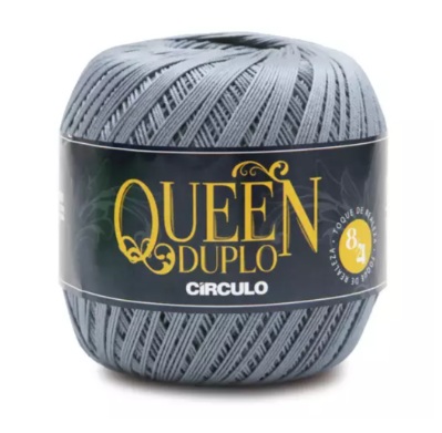FIO QUEEN DUPLO 8/4 COR 2463 AZUL REI 100 GR CÍRCULO