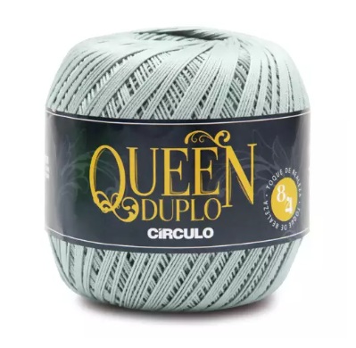 FIO QUEEN DUPLO 8/4 COR 8013 GLACIAL 100 GR CÍRCULO