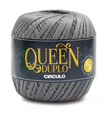 FIO QUEEN DUPLO 8/4 COR 8109 NÉVOA 100 GR CÍRCULO