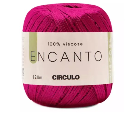 FIO ENCANTO COR 3754 ROSA PINK 100 GR 128 MTS