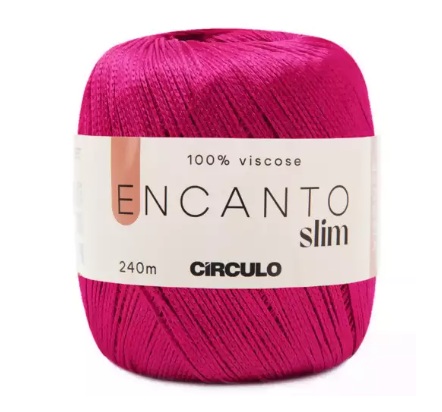 FIO ENCANTO SLIM COR 3754 ROSA PINK 100 GR