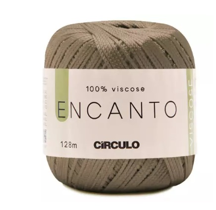 FIO ENCANTO COR 7059 SÂNDALO 100 GR 128 MTS