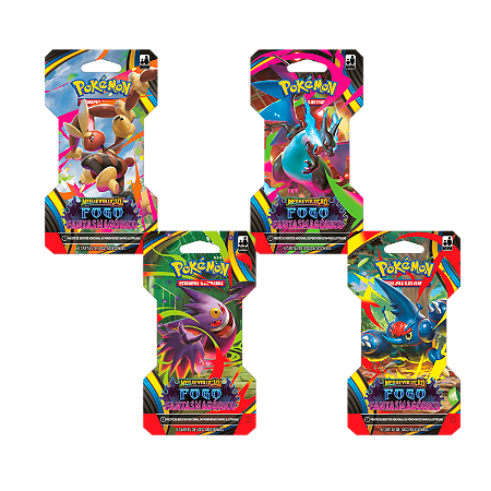 BLISTER UNITÁRIO POKÉMON ME02 FOGO FANTASMAGÓRICO
