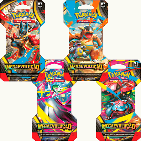 BLISTER UNITÁRIO POKÉMON ME01 MEGAEVOLUÇÃO