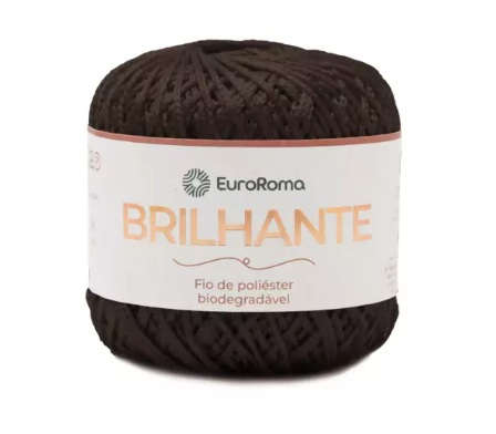 EUROROMA BRILHANTE COR 1100 MARROM 100 GR 136 MTS