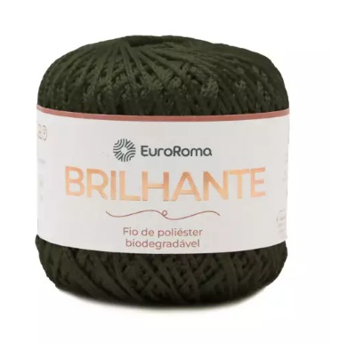 EUROROMA BRILHANTE COR 805 VERDE MILITAR 100 GR 136 MTS