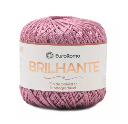EUROROMA BRILHANTE COR 500 ROSA 100 GR 136 MTS