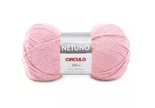FIO NETUNO CÍRCULO COR 3077 ROSA 100 GR