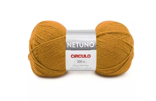 FIO NETUNO CÍRCULO COR 1794 OCRE 100 GR