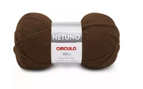 FIO NETUNO CÍRCULO COR 7311 TABACO 100 GR