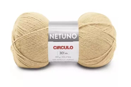 FIO NETUNO CÍRCULO COR 7928 CREME IRLANDÊS 100 GR