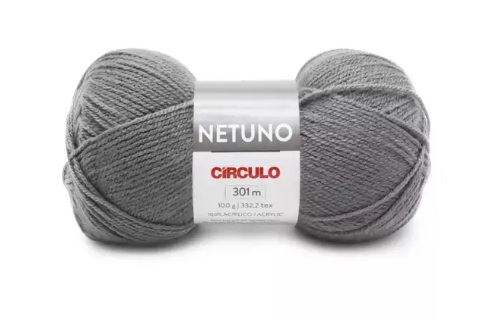 FIO NETUNO CÍRCULO COR 8187 CONCRETO 100 GR