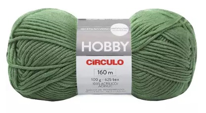 FIO HOBBY 160 MTS 100 GR COR 5443 LOURO