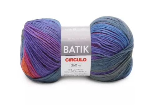 FIO BATIK CIRCULO 100G COR 8929 FIM DE ESTAÇÃO