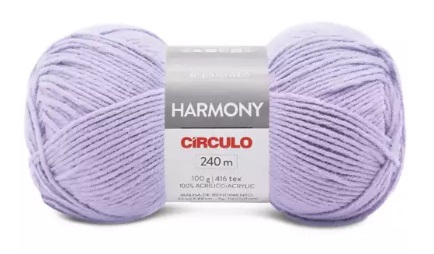 FIO HARMONY 240 MTS 100 GR COR 6570 LAVANDA