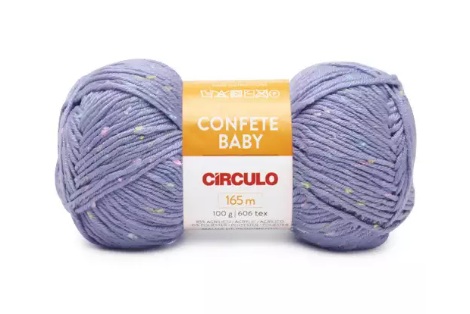 FIO CONFETE BABY CÍRCULO COR 6399 AZALEIA