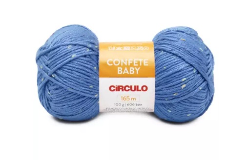 FIO CONFETE BABY CÍRCULO COR 2931 NÁUTICO