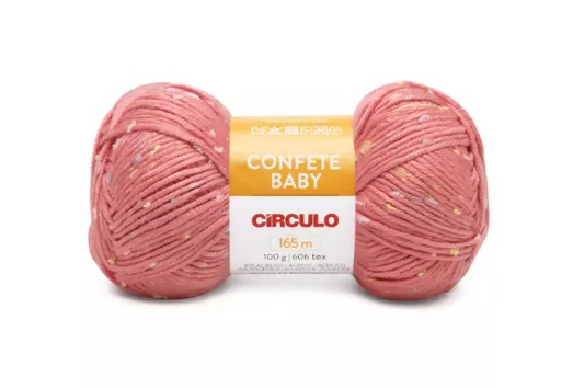 FIO CONFETE BABY CÍRCULO COR 3418 VITAMINA C