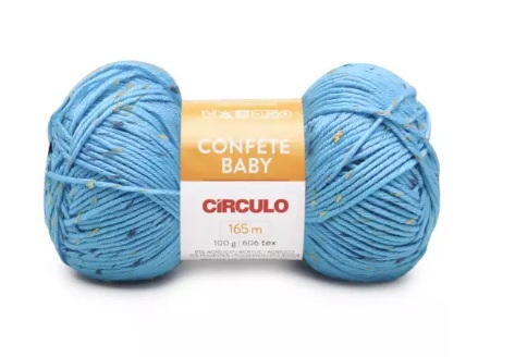 FIO CONFETE BABY CÍRCULO COR 541 ENSEADA