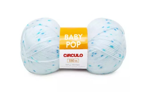 FIO BABY POP CÍRCULO COR 8039 BANHO DE LUA 100 GR