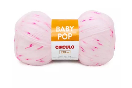 FIO BABY POP CÍRCULO COR 8032 JASMIM 100 GR