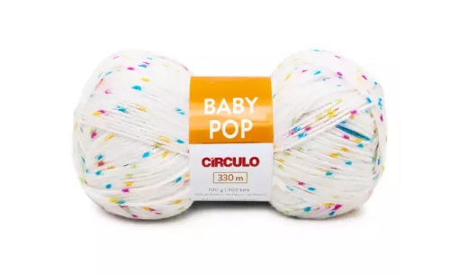 FIO BABY POP CÍRCULO COR 8036 FANTASIA 100 GR