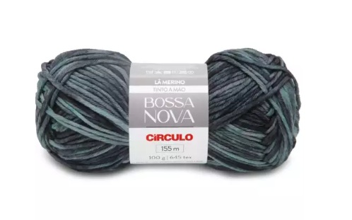 LÃ BOSSA NOVA CÍRCULO COR 9021 MESCLADO LUAL 100 GR