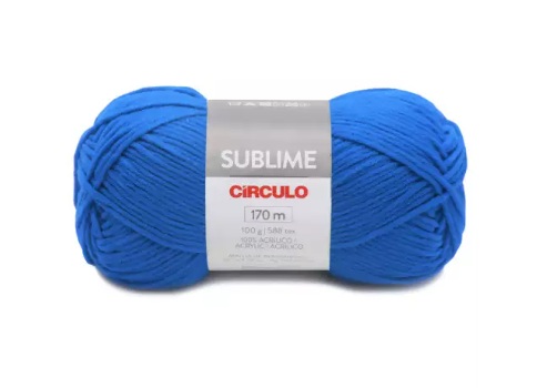 FIO SUBLIME CÍRCULO COR 2118 COBALTO 100 GR