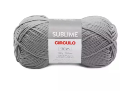 FIO SUBLIME CÍRCULO COR 0700 ALUMÍNIO 100 GR