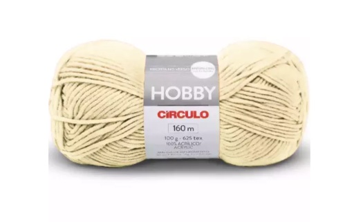 FIO HOBBY 160 MTS 100 GR COR 1112 CREME