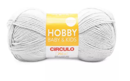 FIO HOBBY BABY KIDS 250 MTS 100 GR COR 10 BRANCO